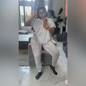 Colorful Patterned Women's Pajamas